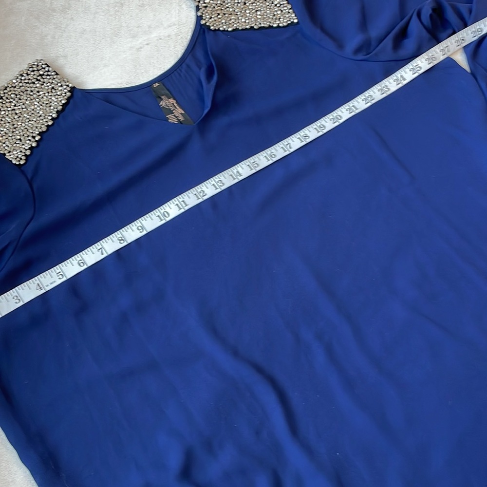 Melissa McCarthy Seven7 Melissa McCarthy Seven7 Crystal Shoulder Tunic Top 2X - Picture 9 of 11